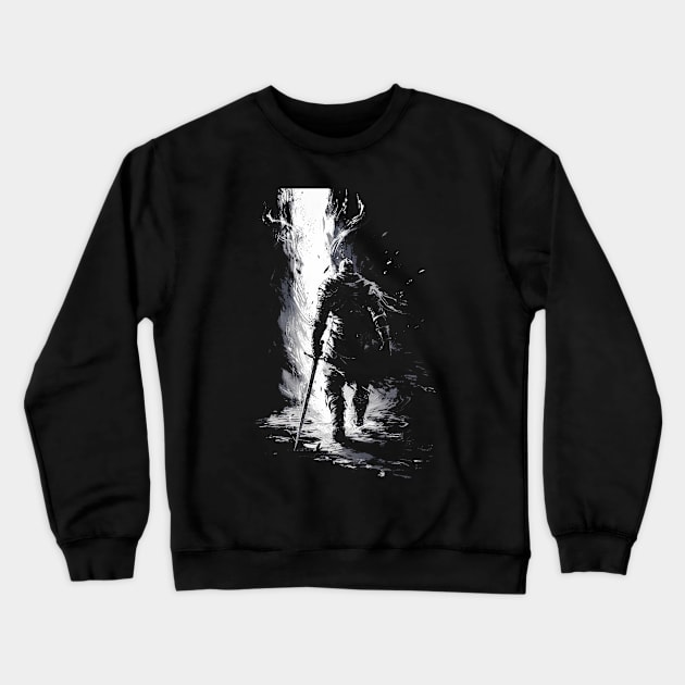 dark soul Crewneck Sweatshirt by Ninja banana